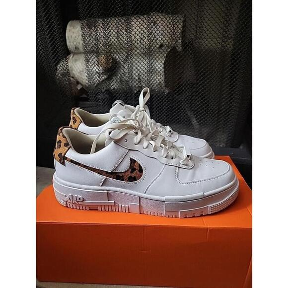 Nike Shoes - Nike Air Force 1 Pixel Leopard Sz 9.5 Women Leather Sneakers Nice! DZ520…